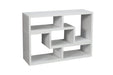 Velma Convertible TV Console and Bookcase White - De Avenue Furniture