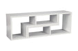 Velma Convertible TV Console and Bookcase White - De Avenue Furniture