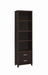 Lewes 2-drawer Media Tower Cappuccino - De Avenue Furniture
