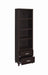 Lewes 2-drawer Media Tower Cappuccino - De Avenue Furniture