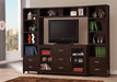Lewes 2-door TV Stand with Adjustable Shelves Cappuccino - De Avenue Furniture