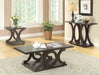 Shelly C-shaped Base End Table Cappuccino - De Avenue Furniture
