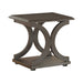 Shelly C-shaped Base End Table Cappuccino - De Avenue Furniture