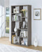 Theo 10-shelf Bookcase Weathered Grey - De Avenue Furniture