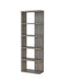 Harrison 5-tier Bookcase Weathered Grey - De Avenue Furniture