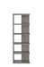 Harrison 5-tier Bookcase Weathered Grey - De Avenue Furniture