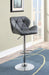 Berrington Adjustable Bar Stools Chrome and Grey (Set of 2) - De Avenue Furniture