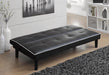 Katrina Tufted Upholstered Sofa Bed Black - De Avenue Furniture