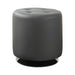 Bowman Round Upholstered Ottoman Grey - De Avenue Furniture