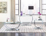 Danville U-shaped End Table Chrome - De Avenue Furniture
