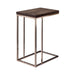Pedro Expandable Top Accent Table Chestnut and Chrome - De Avenue Furniture