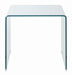 Ripley Square End Table Clear - De Avenue Furniture