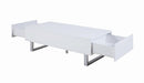 Atchison 2-drawer Coffee Table High Glossy White - De Avenue Furniture