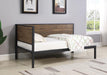 Getler Daybed Weathered Chestnut and Black - De Avenue Furniture