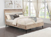 Marlow Queen Platform Bed Rough Sawn Multi - De Avenue Furniture