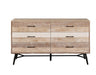 Marlow 6-drawer Dresser Rough Sawn Multi - De Avenue Furniture