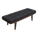 Wilson Upholstered Tufted Bench Taupe and Natural - De Avenue Furniture