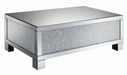Gillian Rectangular Coffee Table Clear Mirror - De Avenue Furniture