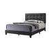 Mapes Upholstered Tufted Full Bed Charcoal - De Avenue Furniture