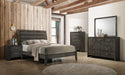 Serenity Queen Panel Bed Mod Grey - De Avenue Furniture