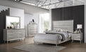 Ramon Queen Panel Bed Metallic Sterling - De Avenue Furniture