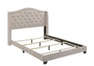 Sonoma Camel Back Queen Bed Beige - De Avenue Furniture