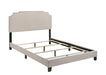 Tamarac Upholstered Nailhead Queen Bed Beige - De Avenue Furniture