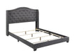 Tamarac Upholstered Nailhead Queen Bed Grey - De Avenue Furniture