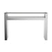 Edna 1-shelf Console Table Silver - De Avenue Furniture