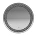 Landar Round Wall Mirror Silver - De Avenue Furniture
