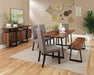 Hubbard Upholstered Side Chairs Charcoal (Set of 2) - De Avenue Furniture
