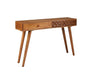 Lotus 2-drawer Console Table Natural Brown - De Avenue Furniture