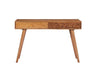 Lotus 2-drawer Console Table Natural Brown - De Avenue Furniture