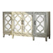 Mckellen 4-door Accent Cabinet Antique White - De Avenue Furniture