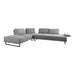 Arden 2-piece Adjustable Back Sectional Taupe - De Avenue Furniture