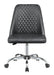Althea Upholstered Tufted Back Office Chair Grey and Chrome - De Avenue Furniture