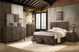 Woodmont 5-drawer Chest Rustic Golden Brown - De Avenue Furniture