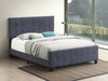 Fairfield Queen Upholstered Panel Bed Dark Grey - De Avenue Furniture