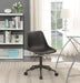 Carnell Adjustable Height Office Chair with Casters Brown and Rustic Taupe - De Avenue Furniture