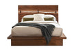 Winslow California King Bed Smokey Walnut and Coffee Bean - De Avenue Furniture