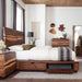 Winslow Storage Eastern King Bed Smokey Walnut and Coffee Bean - De Avenue Furniture