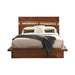 Winslow Queen Bed Smokey Walnut and Coffee Bean - De Avenue Furniture