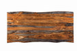 Ditman Live Edge Dining Table Grey Sheesham and Black - De Avenue Furniture