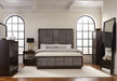 Durango Eastern King Upholstered Bed Smoked Peppercorn and Grey - De Avenue Furniture