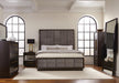 Durango California King Upholstered Bed Smoked Peppercorn and Grey - De Avenue Furniture