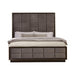 Durango Eastern King Upholstered Bed Smoked Peppercorn and Grey - De Avenue Furniture