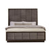 Durango California King Upholstered Bed Smoked Peppercorn and Grey - De Avenue Furniture