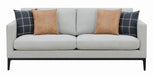 Apperson Cushioned Back Sofa Light Grey - De Avenue Furniture