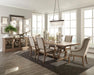 Brockway Tufted Arm Chairs Cream and Barley Brown (Set of 2) - De Avenue Furniture