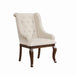 Brockway Tufted Arm Chairs Cream and Antique Java (Set of 2) - De Avenue Furniture